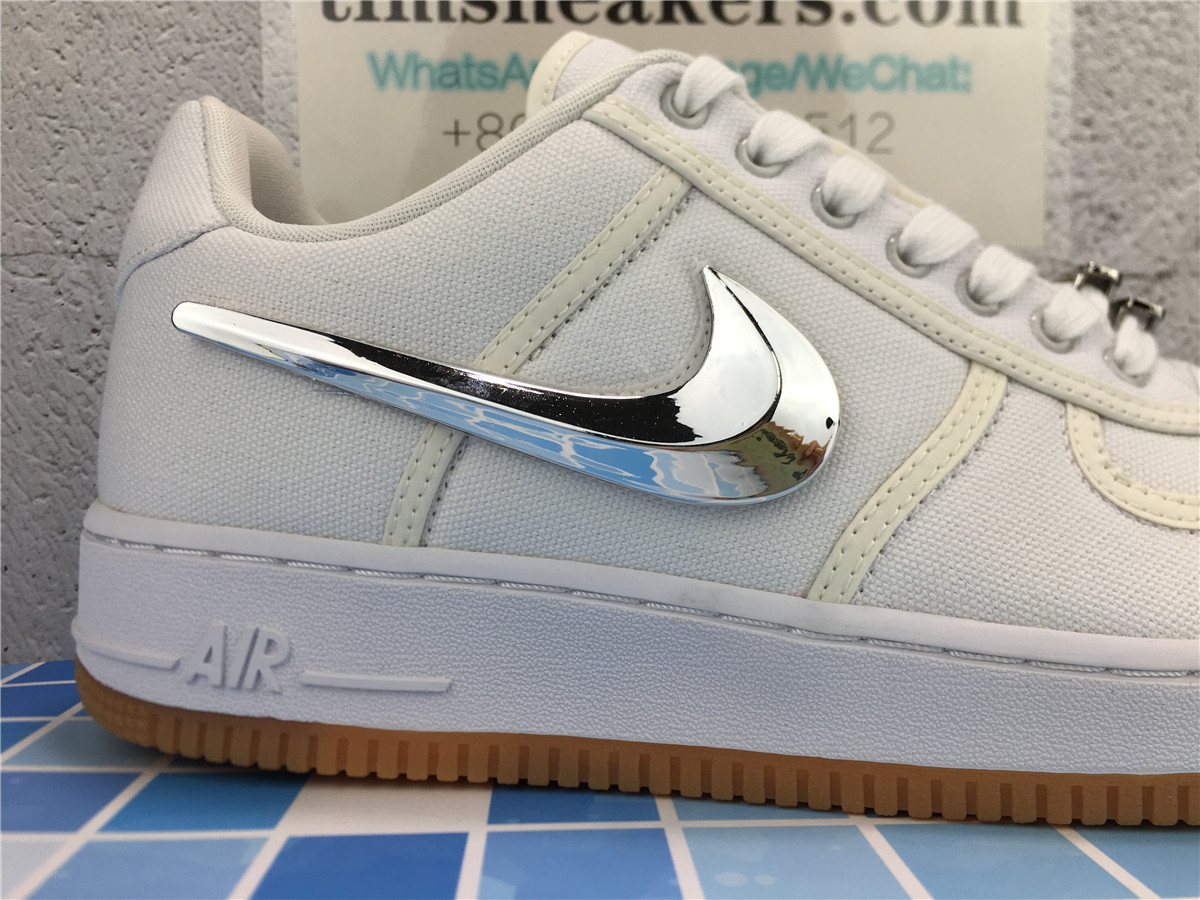 Travis Scott x Nike Air Force 1 Low Travis Scott-White AQ4211 10